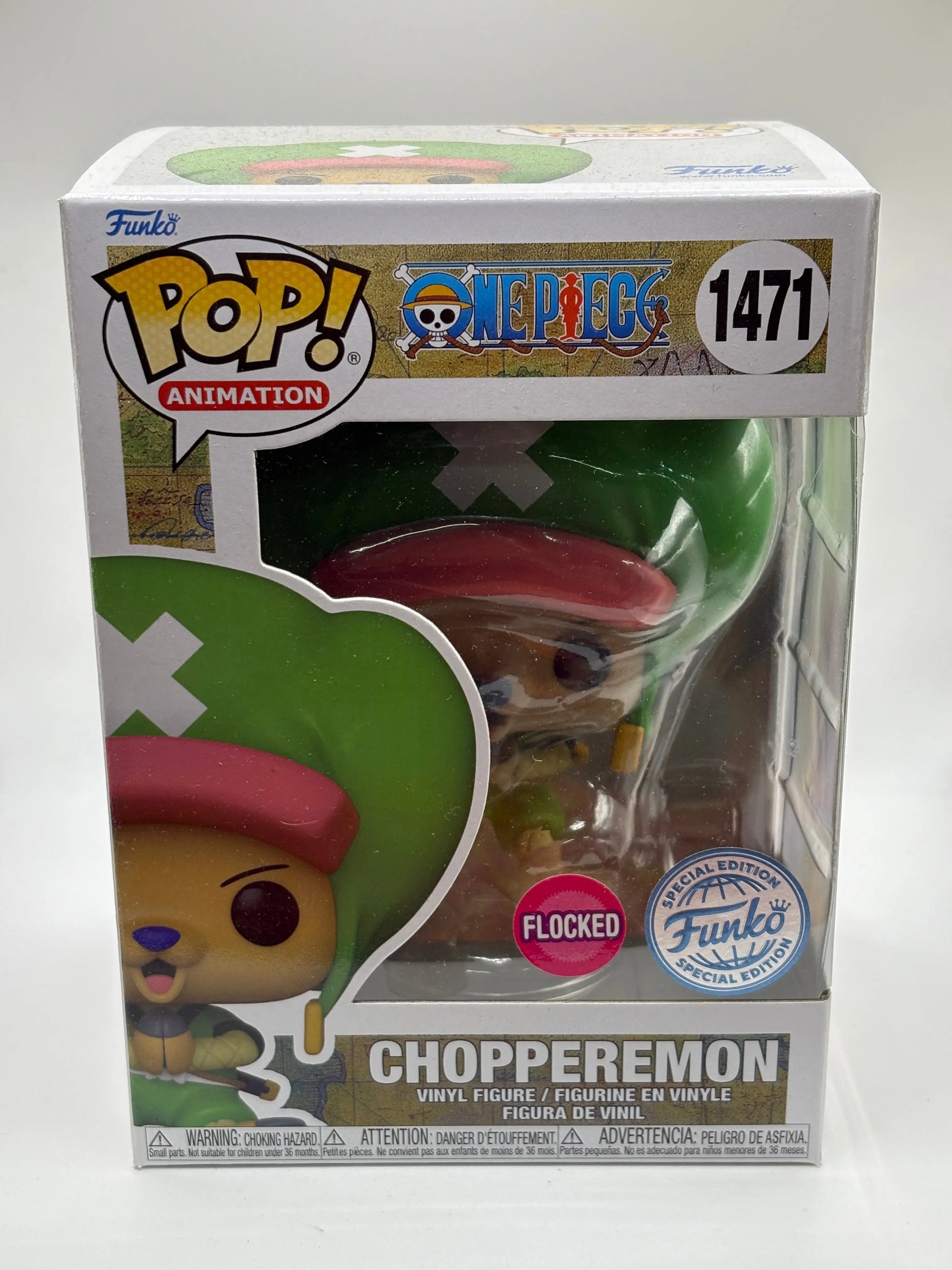 Funko POP! Animation One Piece #1471 Chopperemon Flocked SE FRENLY BRICKS - Open 7 Days