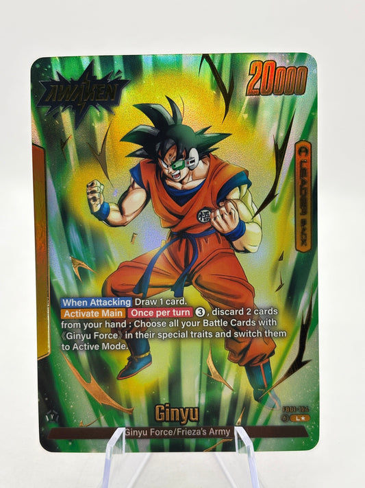 Dragon Ball Super Fusion World - Ginyu FB01-104 Leader Alternate Art FRENLY BRICKS - Open 7 Days