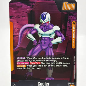 Dragon Ball Super Fusion World - Cooler FB01-105 Leader Alt Art FRENLY BRICKS - Open 7 Days