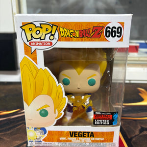 Funko Pop! Vegeta #669 2019 Fall Convention Exclusive FRENLY BRICKS - Open 7 Days