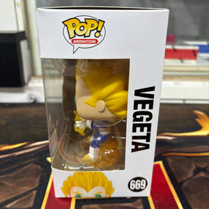 Funko Pop! Vegeta #669 2019 Fall Convention Exclusive FRENLY BRICKS - Open 7 Days