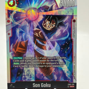 Dragon Ball Super Fusion World - Son Goku FB01-139 SCR FRENLY BRICKS - Open 7 Days