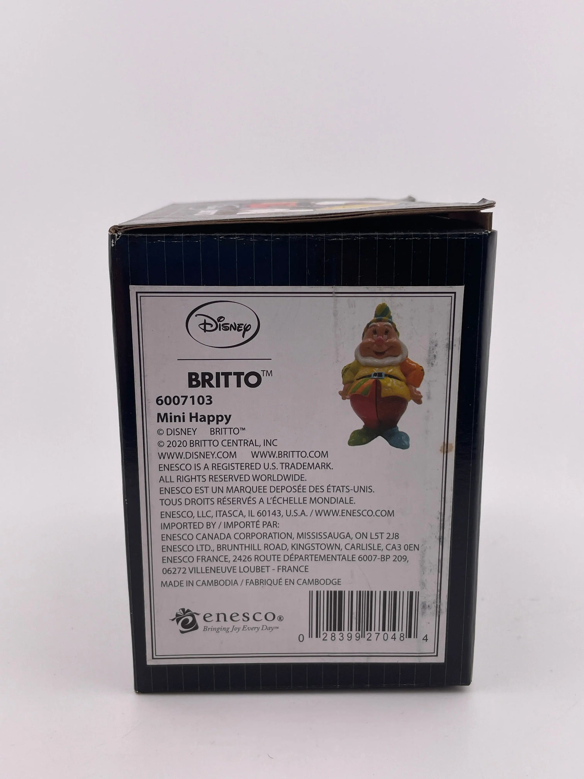 Disney's Porcelain Showcase Collection Britto Mini Happy NIB +combinedshipping FRENLY BRICKS - Open 7 Days