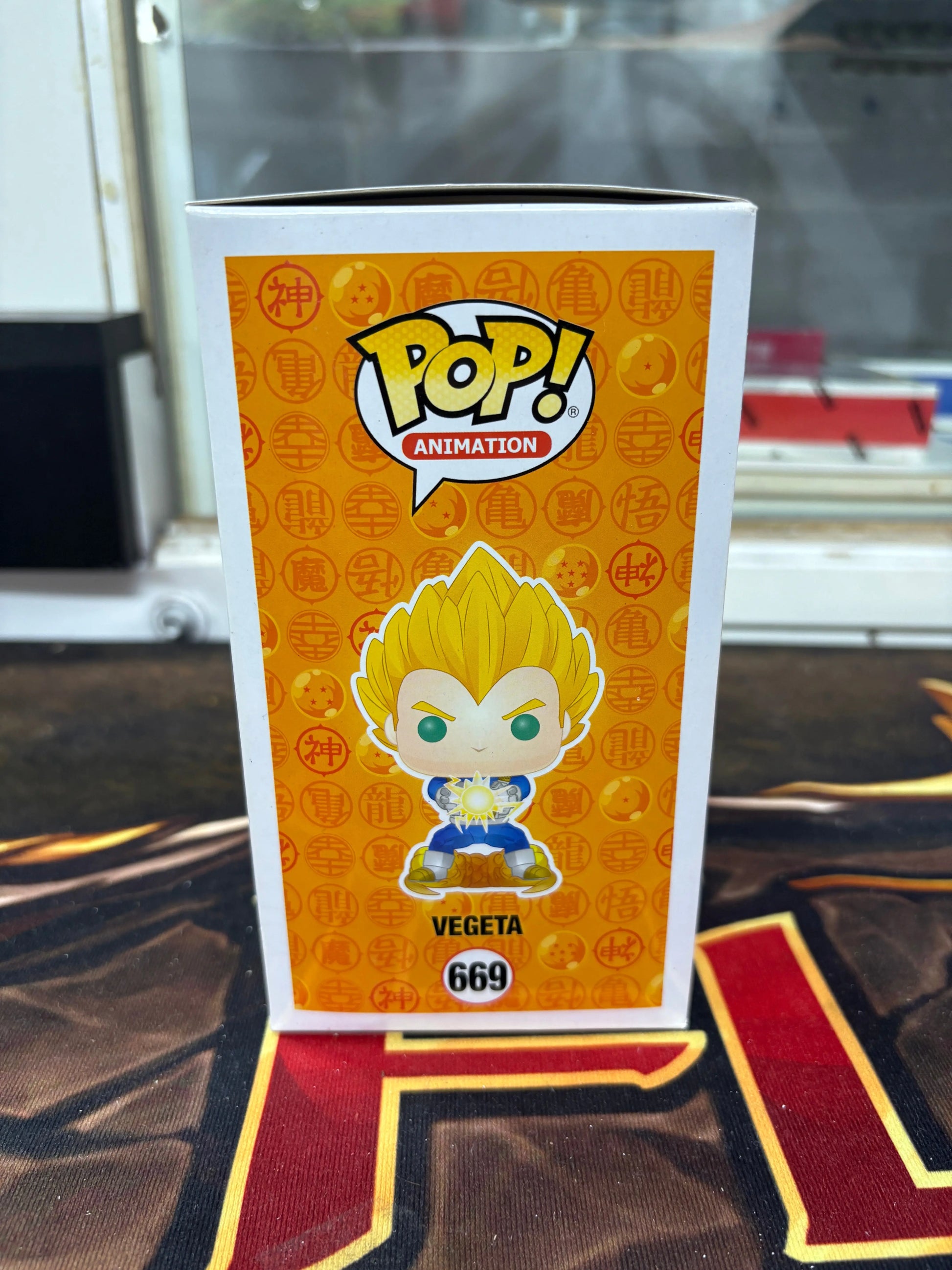Funko Pop! Vegeta #669 2019 Fall Convention Exclusive FRENLY BRICKS - Open 7 Days