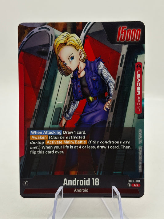 Dragon Ball Super Fusion World - Android 18 FB06-001 Leader Alt Art FRENLY BRICKS - Open 7 Days
