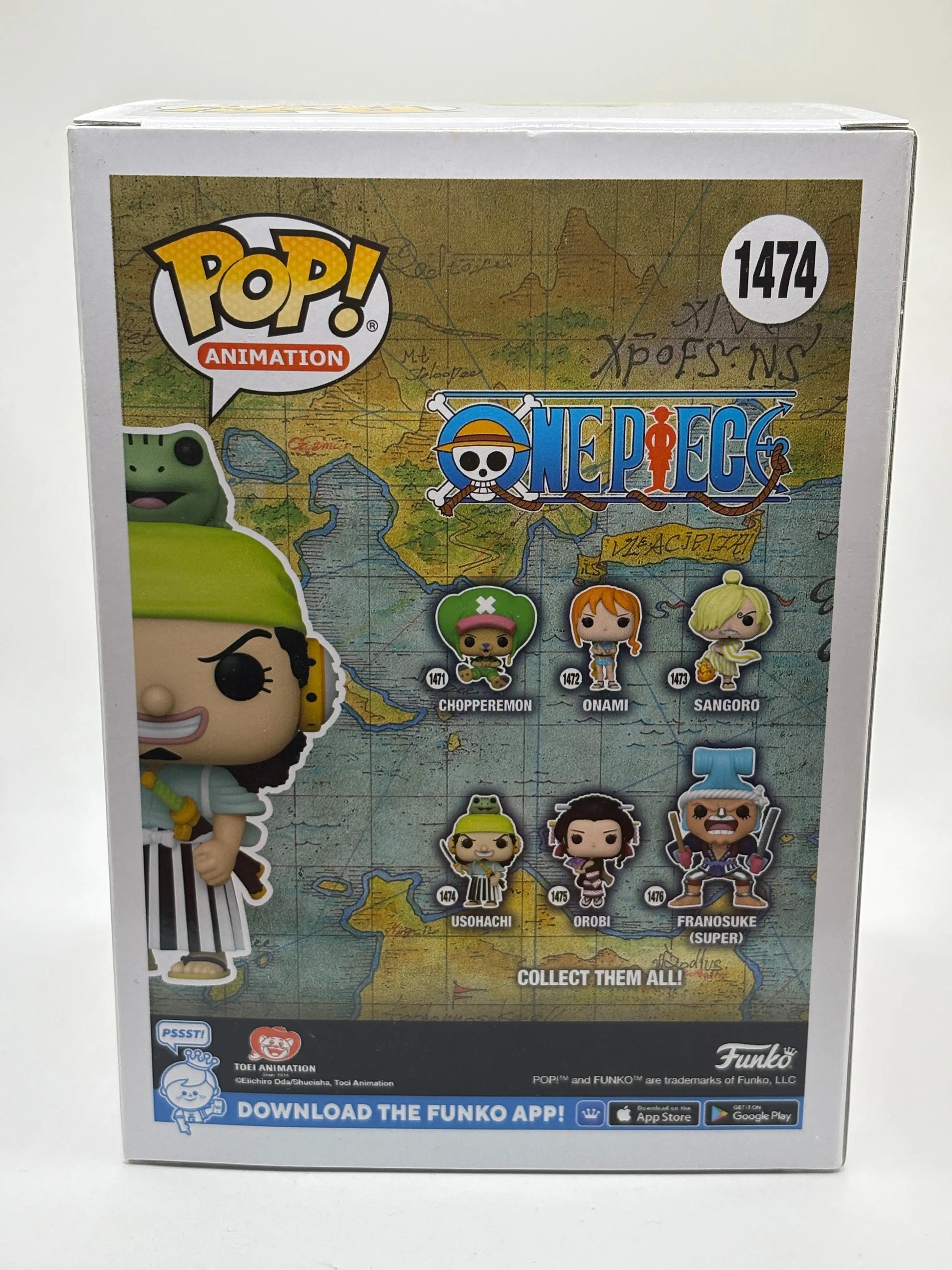 Funko POP! Animation One Piece #1474 Usohachi BNIB FRENLY BRICKS - Open 7 Days