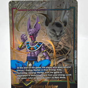 Dragon Ball Super Fusion World - Energy Marker E01-06 Promo Beerus FRENLY BRICKS - Open 7 Days