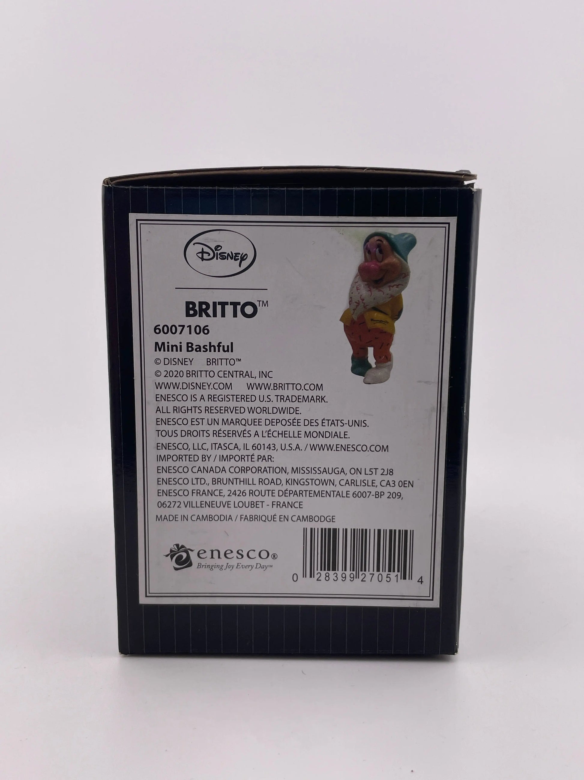 Disney Character Porcelain Showcase Britto Mini Bashful NIB +combinedshipping FRENLY BRICKS - Open 7 Days