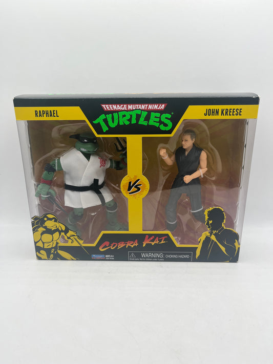TMNT vs Cobra Kai Raphael & John Kreese 2-Pack Playmates 2021 Nickelodeon FRENLY BRICKS - Open 7 Days