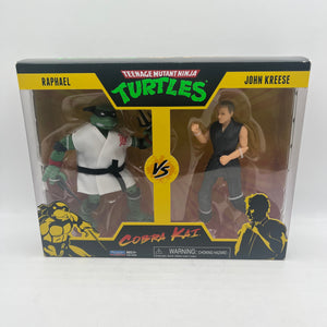 TMNT vs Cobra Kai Raphael & John Kreese 2-Pack Playmates 2021 Nickelodeon FRENLY BRICKS - Open 7 Days