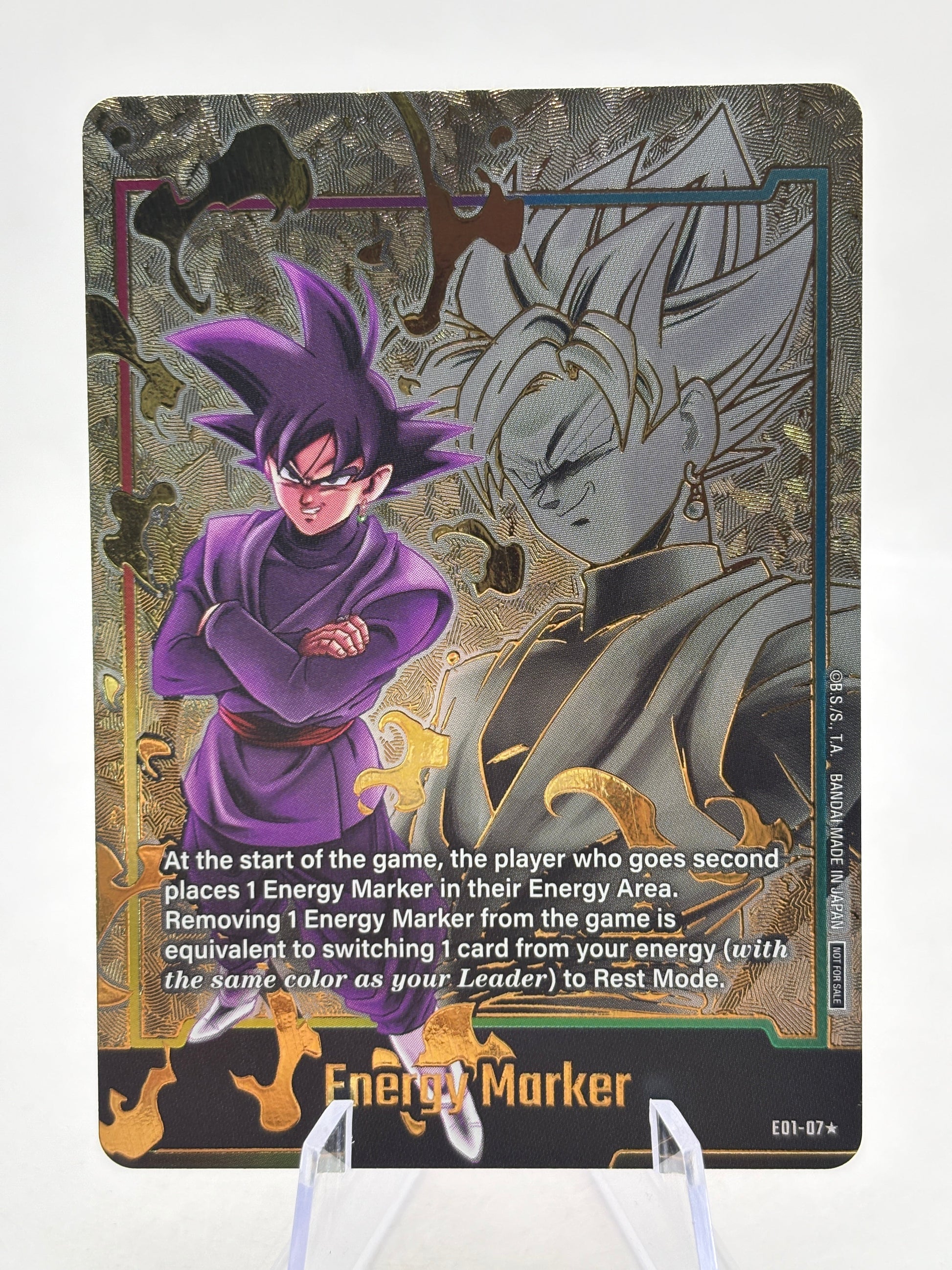 Dragon Ball Super Fusion World - Energy Marker E01-07 Promo Goku Black FRENLY BRICKS - Open 7 Days
