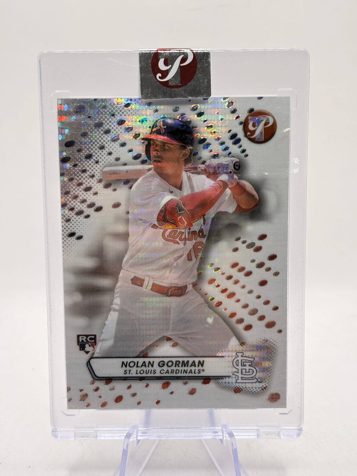 2023 MLB Topps Pristine #31 Nolan Gorman Rookie Encased image 1