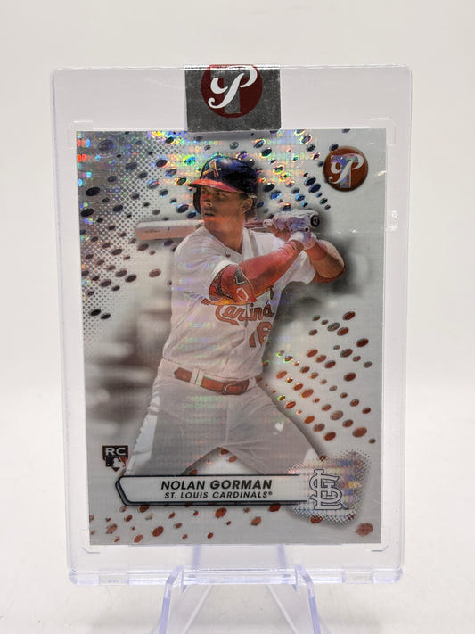 2023 MLB Topps Pristine #31 Nolan Gorman Rookie Encased