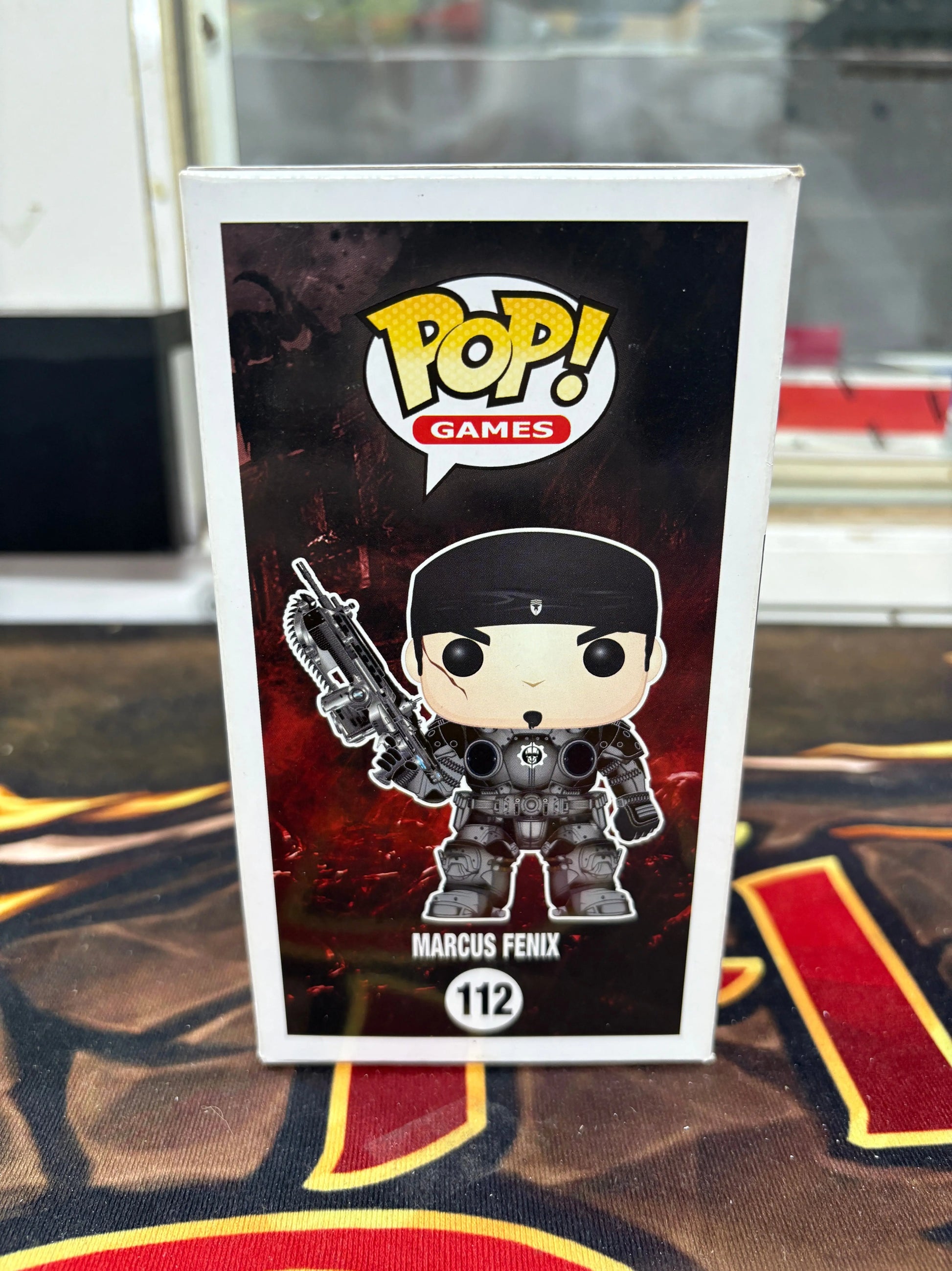 Funko Pop! Gears of War Marcus Fenix #112 FRENLY BRICKS - Open 7 Days