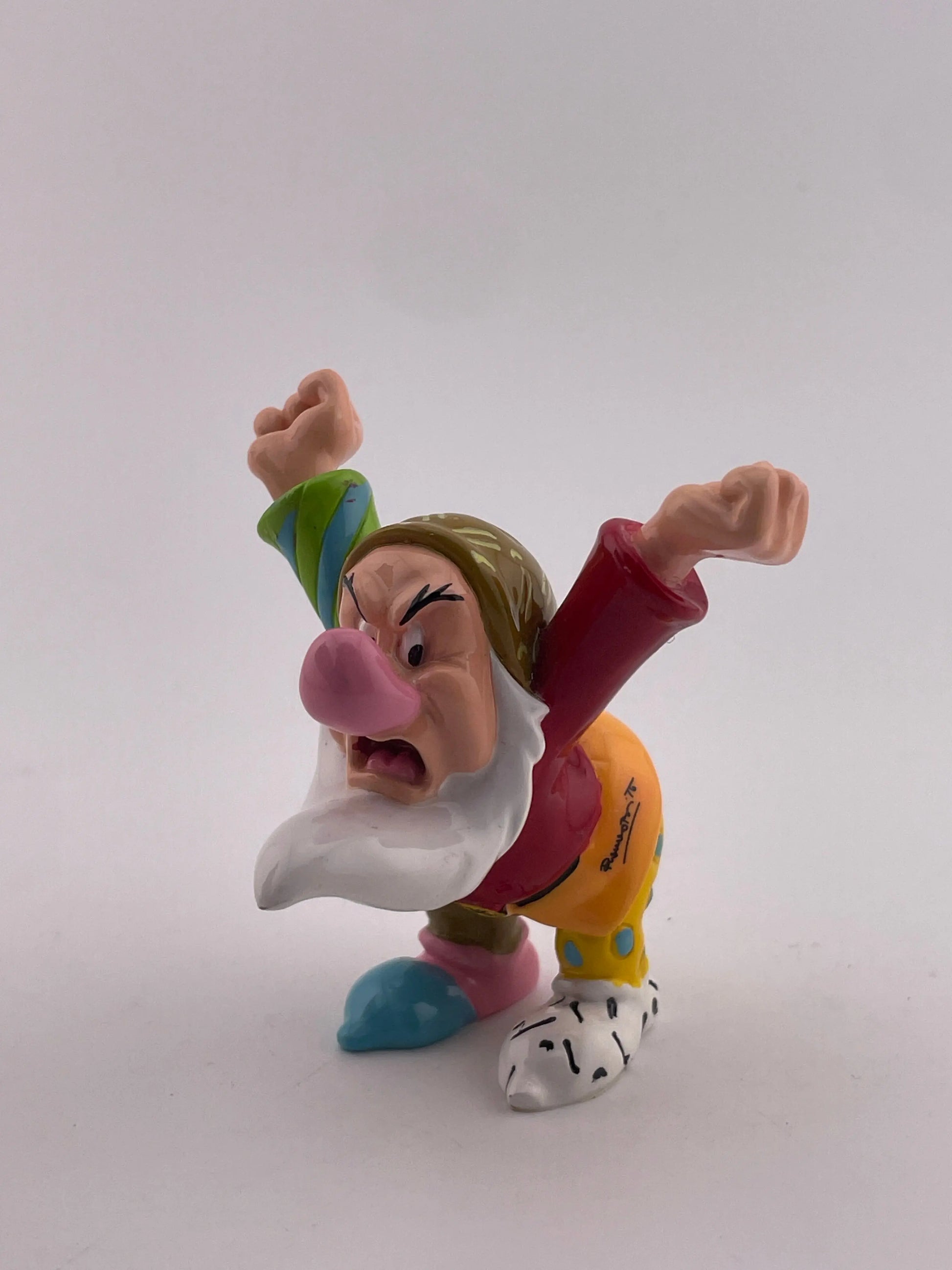 Disneys Porcelain Showcase Britto Mini Grumpy (design 2) NIB +combinedshipphing FRENLY BRICKS - Open 7 Days