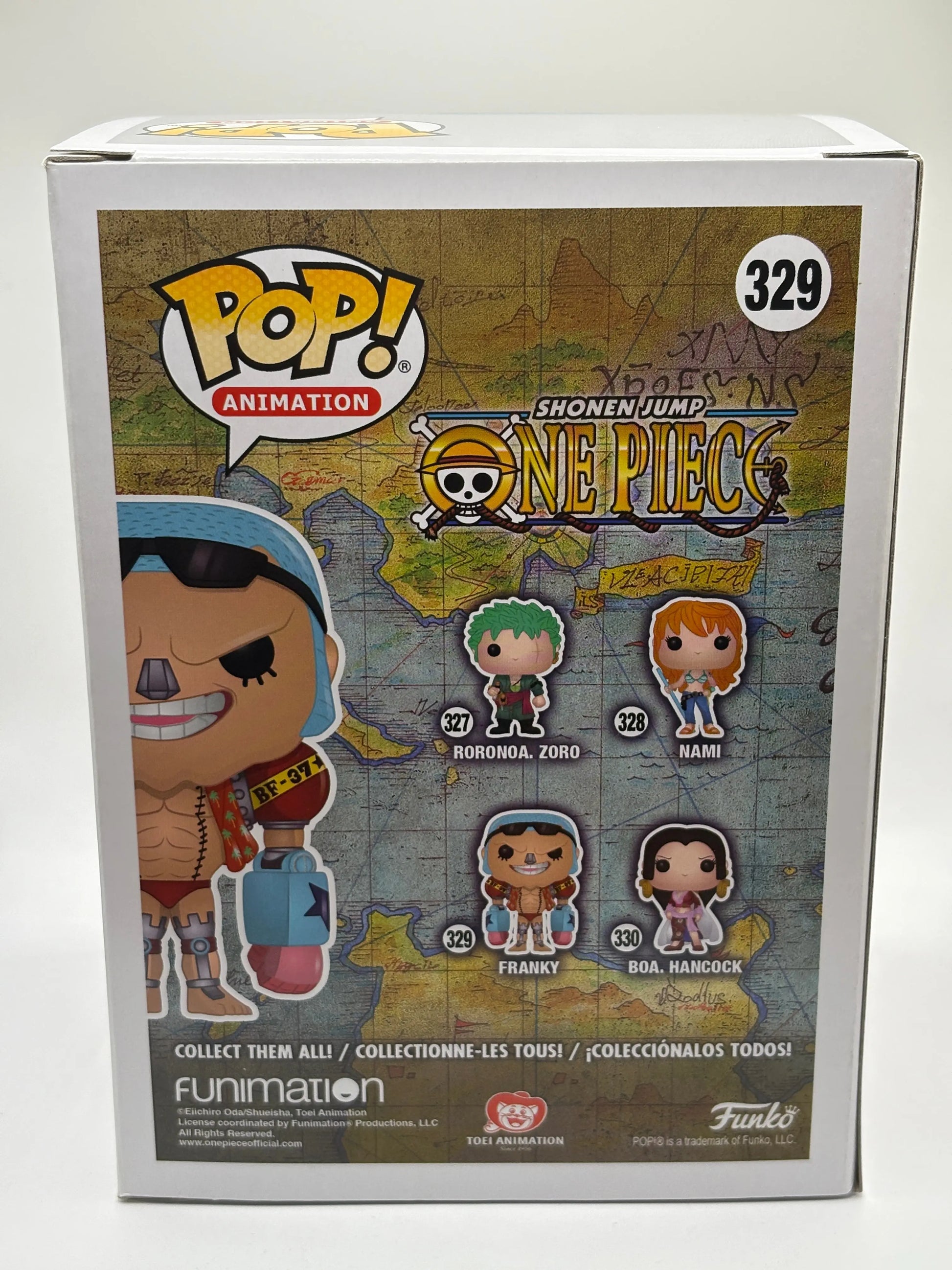 Funko POP! Animation One Piece #329 Franky BNIB FRENLY BRICKS - Open 7 Days