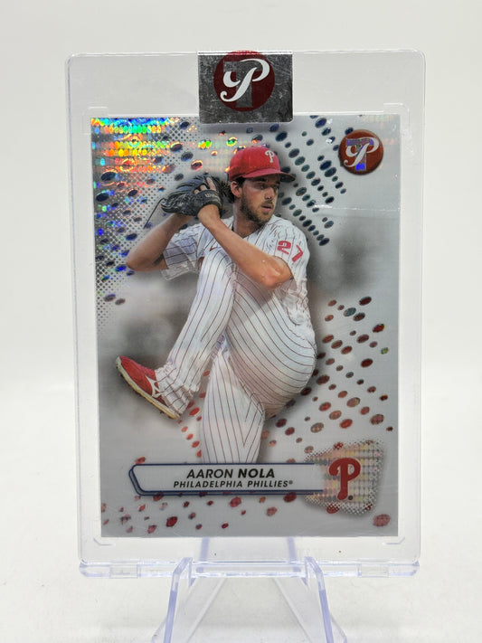2023 Topps Pristine MLB - Aaron Nola #65 Pristine Encased Silver