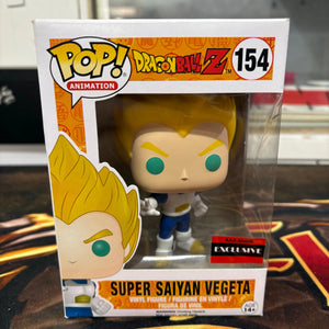 Funko POP! Animation Dragonball Z #154 Super Saiyan Vegeta AAA Exclusive FRENLY BRICKS - Open 7 Days
