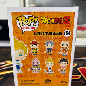Funko POP! Animation Dragonball Z #154 Super Saiyan Vegeta AAA Exclusive FRENLY BRICKS - Open 7 Days