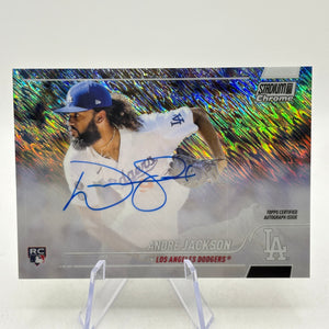 2022 Topps Stadium Chrome SCCBA-AJ Andre Jackson Rookie Auto 2/5