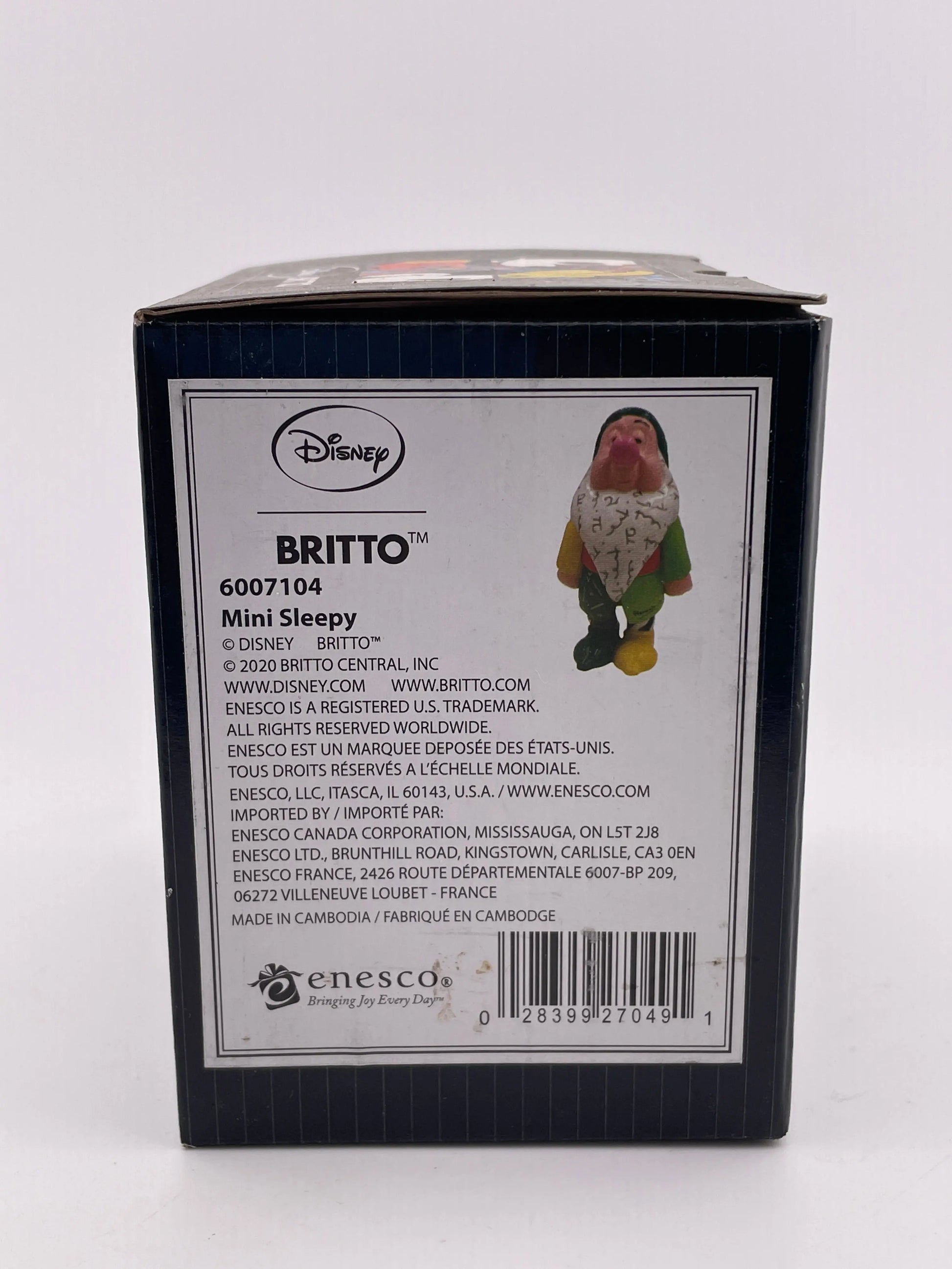 Disney Character Porcelain Showcase Britto Mini Sleepy NIB +combinedshipping FRENLY BRICKS - Open 7 Days