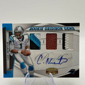 2011 Panini Gridiron Gear - Cam Newton Rookie Gridiron Gems 16/20 Auto
