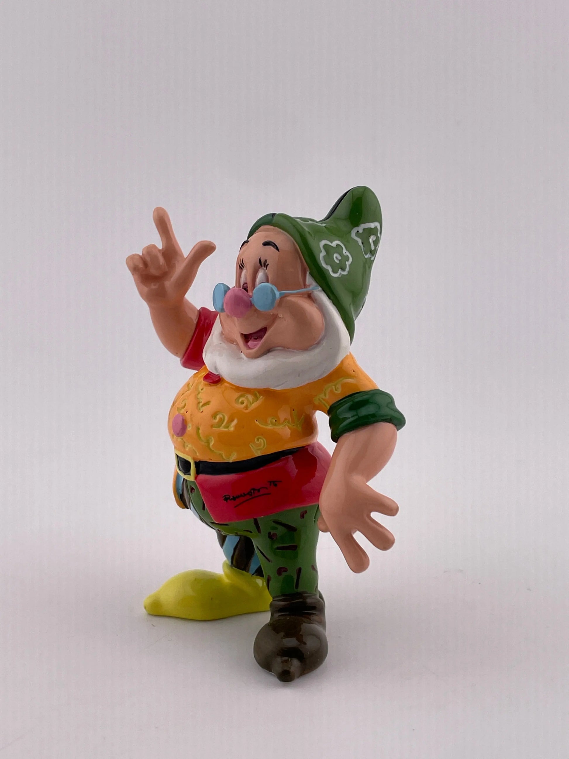 Disney Character Porcelain Showcase Britto Mini Doc ex display +combinedshipping FRENLY BRICKS - Open 7 Days