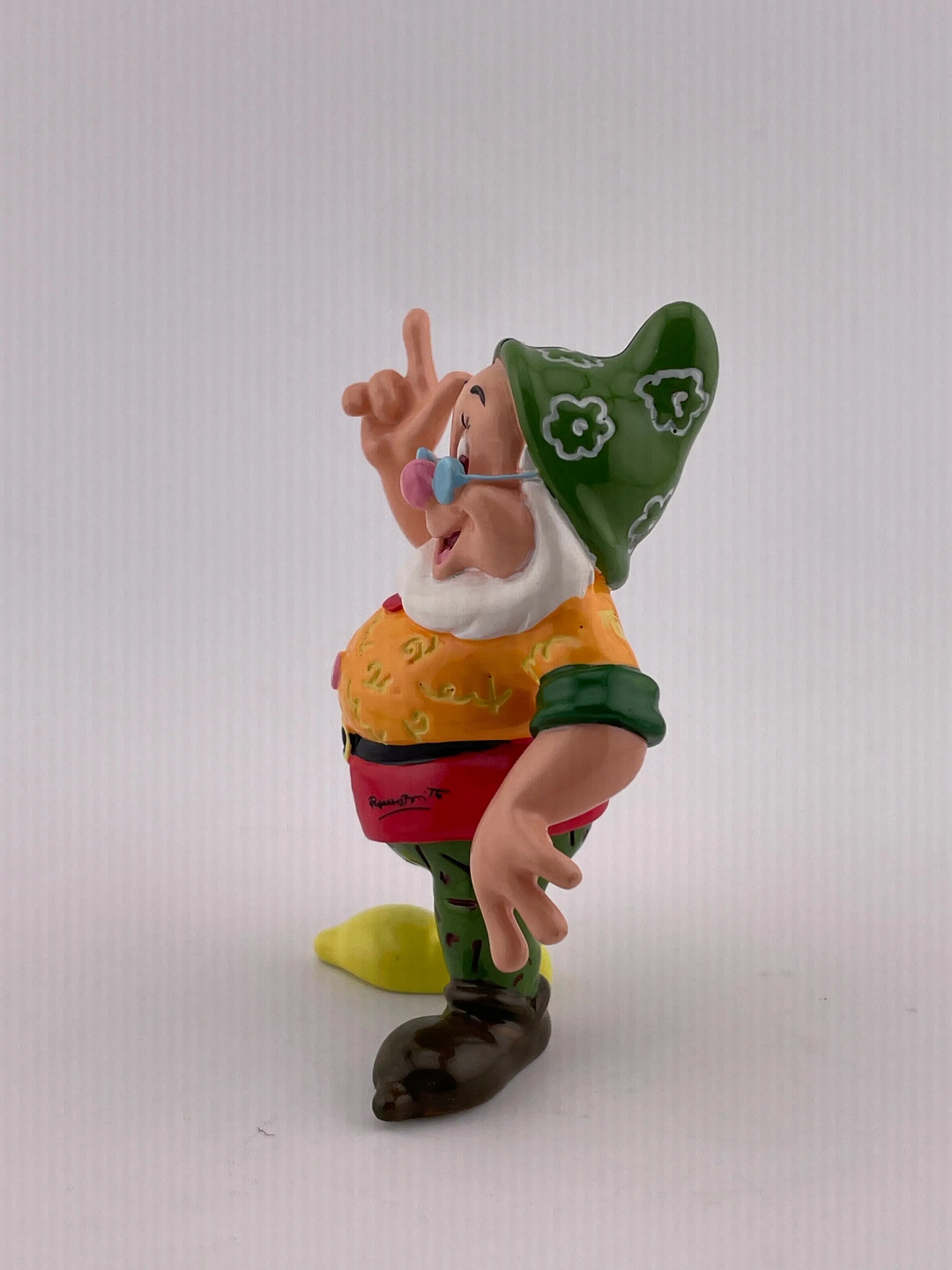 Disney Character Porcelain Showcase Britto Mini Doc ex display +combinedshipping FRENLY BRICKS - Open 7 Days