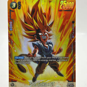 Dragon Ball Super Fusion World - Son Goku : GT FB03-111 SR Alternate Art FRENLY BRICKS - Open 7 Days