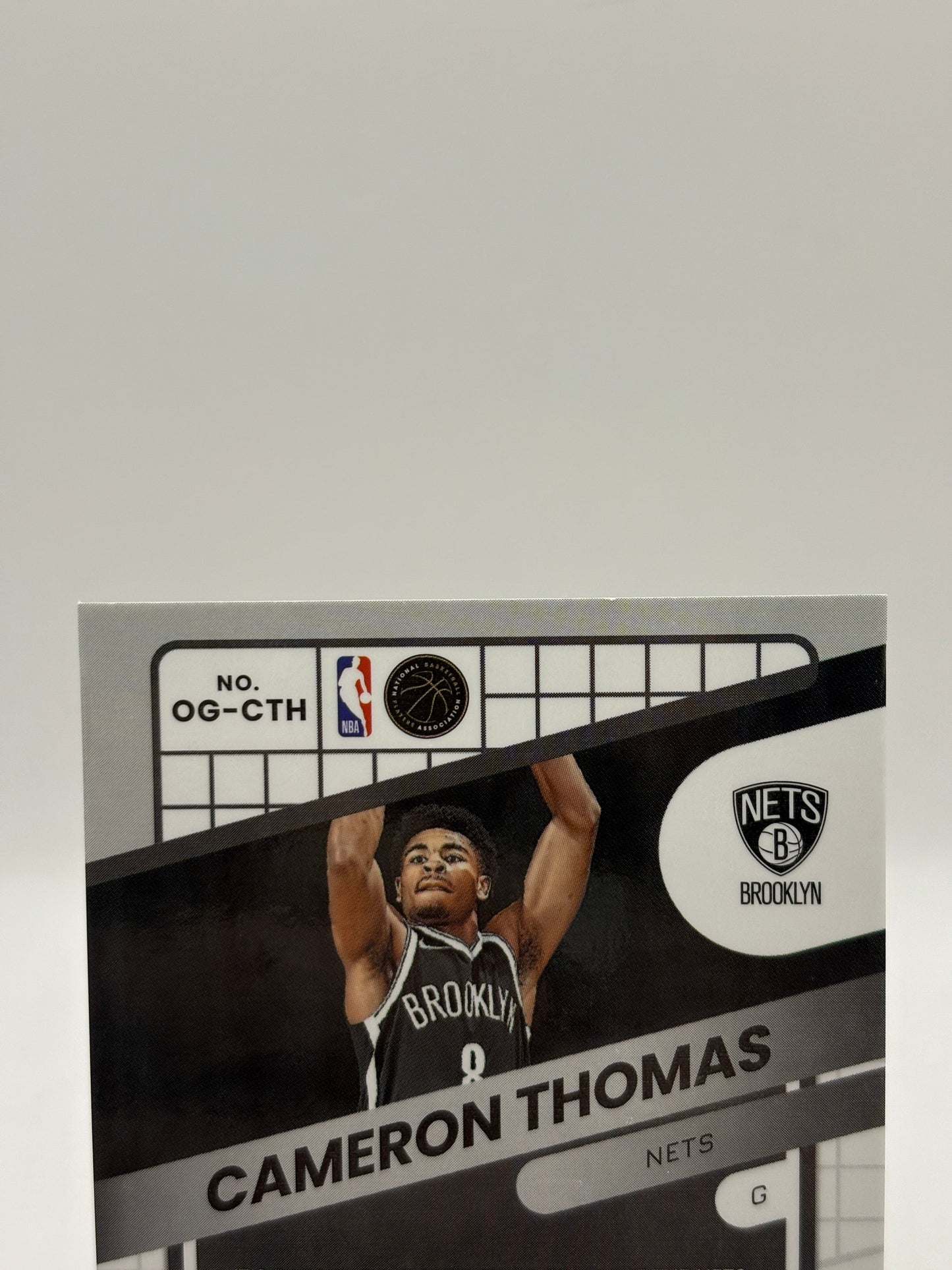 2021-22 Panini Donruss Optic Basketball OG-CTH Optigraphs Cameron Thomas Auto image 3