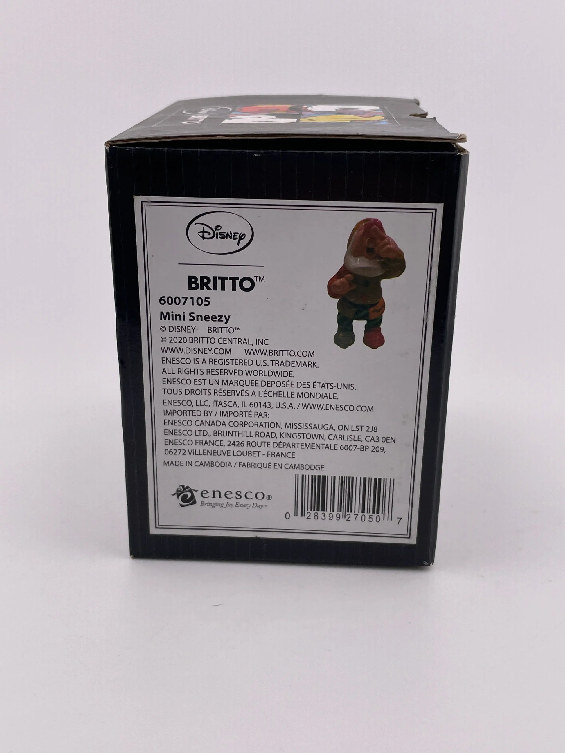 Disney’s Character Porcelain Showcase Britto Mini Sneezy NIB +combinedshipping FRENLY BRICKS - Open 7 Days