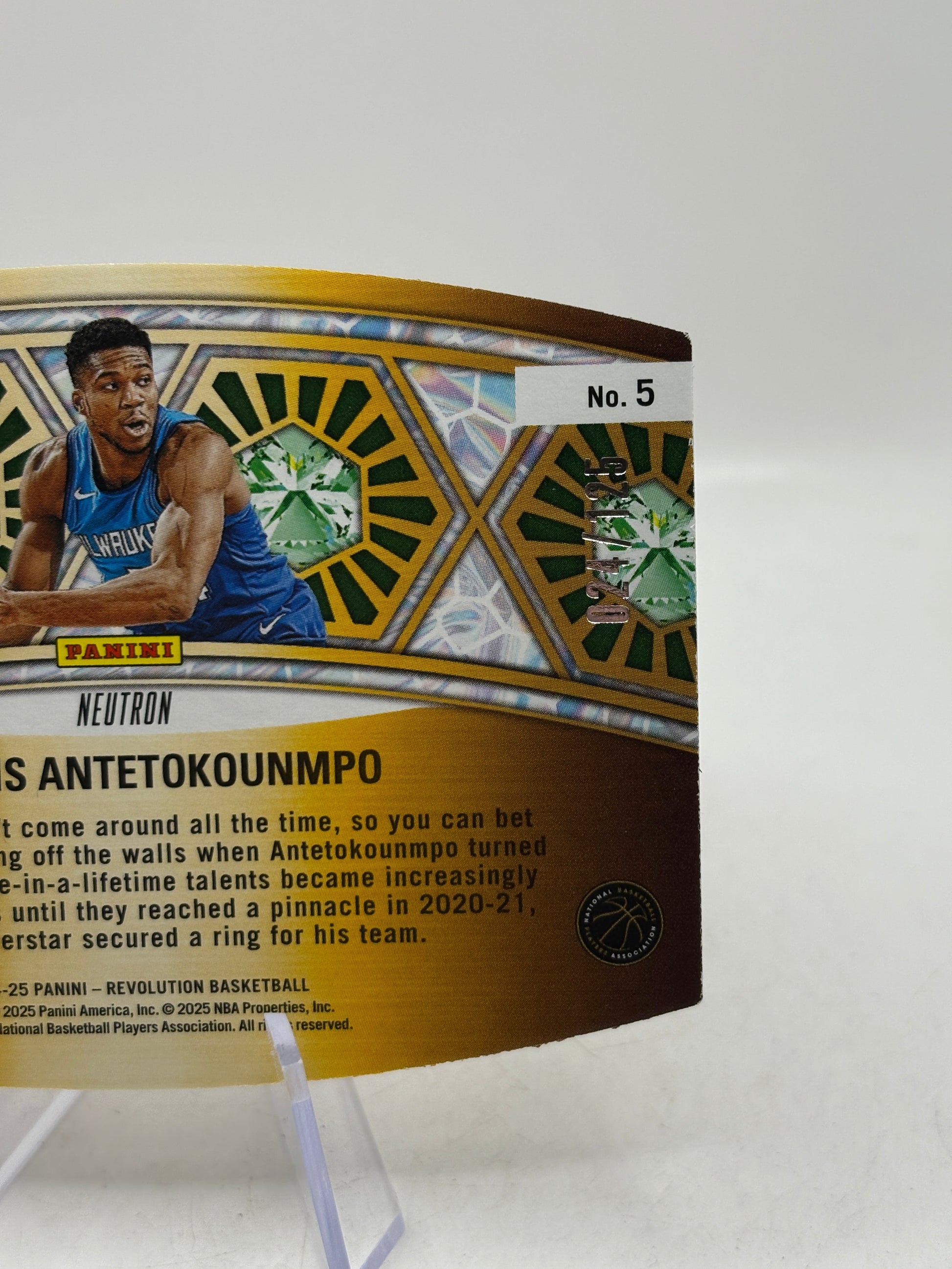 2024-25 Panini Revolution Basketball #5 Giannis Antetokounmpo /125 image 4 image 4