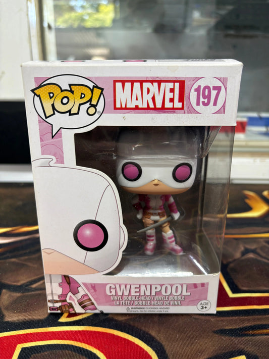 Funko Pop! Marvel - Gwenpool #197 FRENLY BRICKS - Open 7 Days