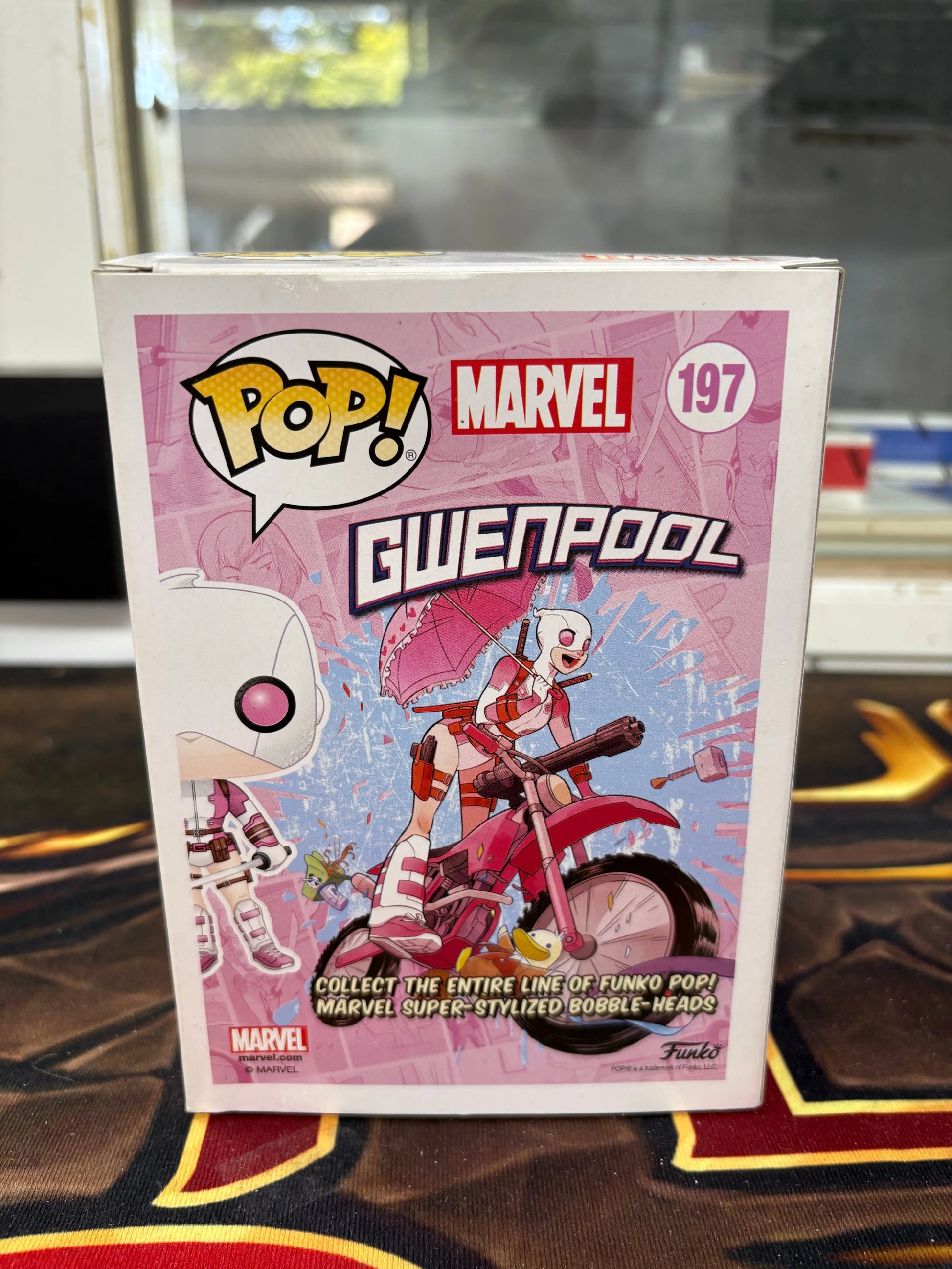 Funko Pop! Marvel - Gwenpool #197 FRENLY BRICKS - Open 7 Days