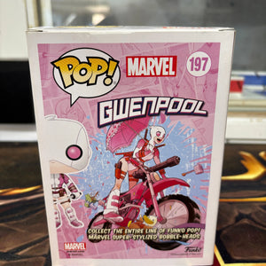 Funko Pop! Marvel - Gwenpool #197 FRENLY BRICKS - Open 7 Days