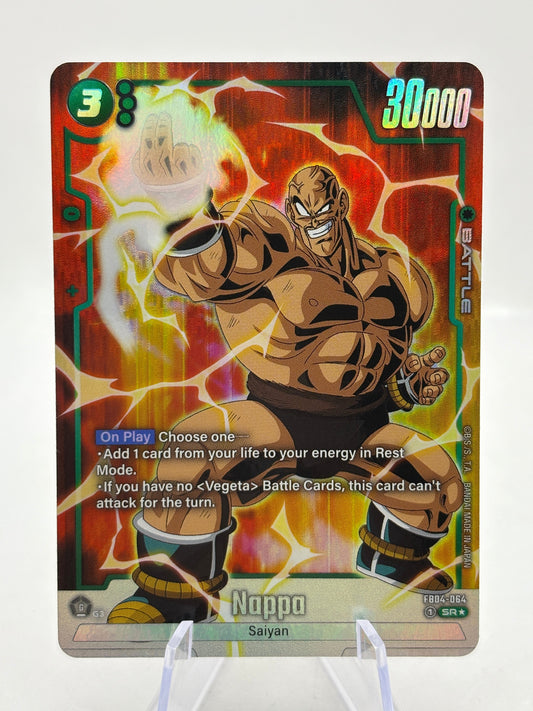 Dragon Ball Super Fusion World - Nappa FB04-064 SR Alternate Art FRENLY BRICKS - Open 7 Days