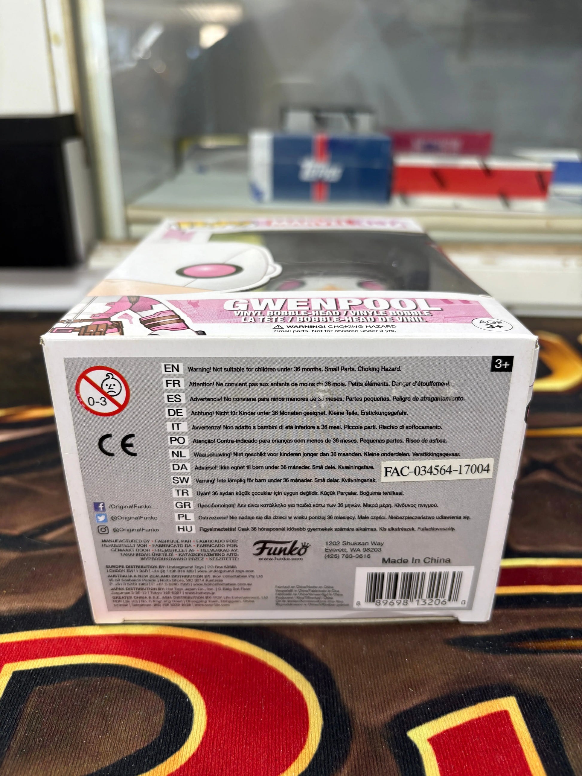 Funko Pop! Marvel - Gwenpool #197 FRENLY BRICKS - Open 7 Days