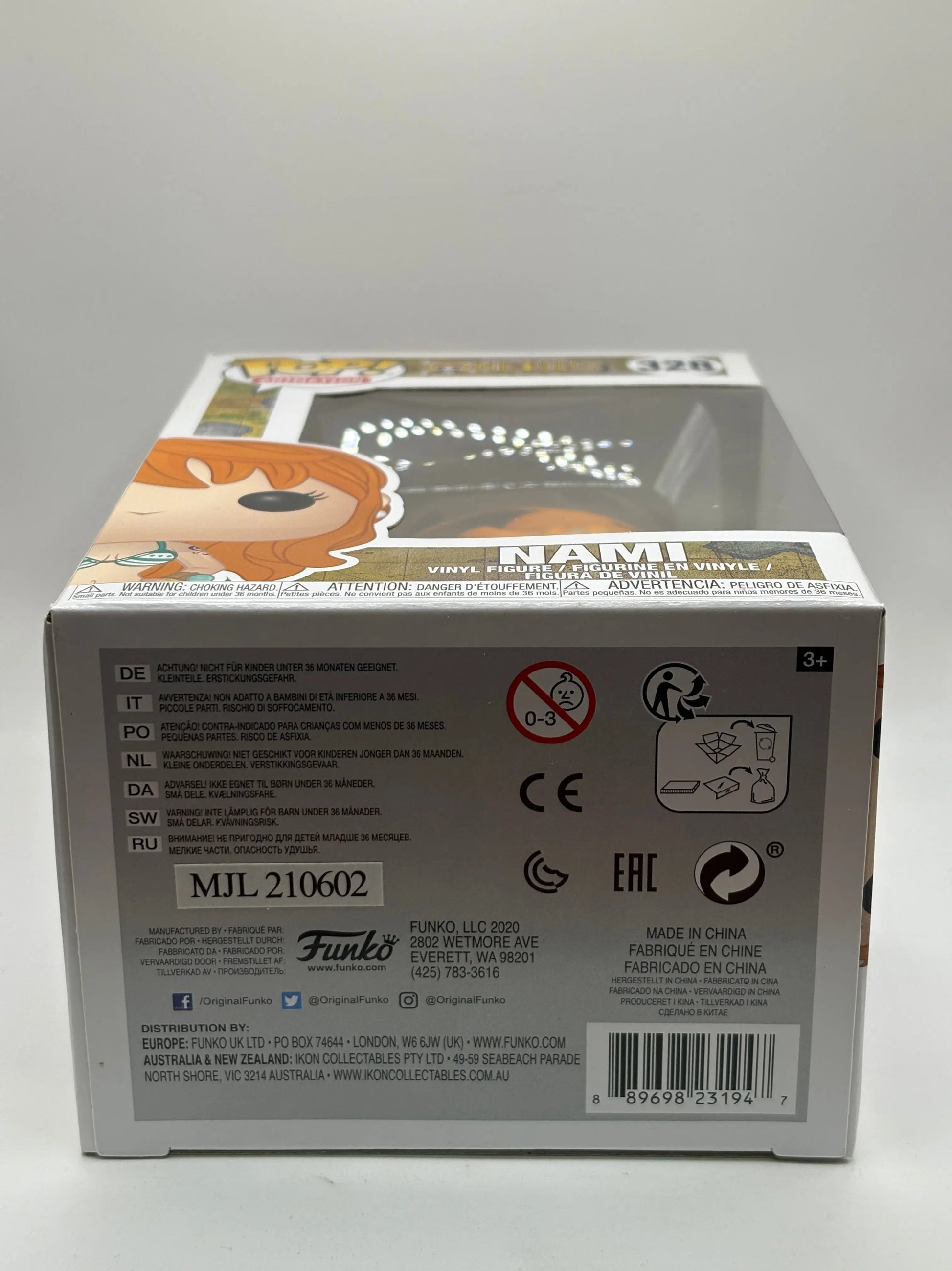 Funko POP! Animation One Piece #328 Nami BNIB FRENLY BRICKS - Open 7 Days