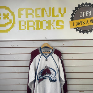 NHL Colorado Avalanche Genuine Reebok Jersey XXL FRENLY BRICKS - Open 7 Days