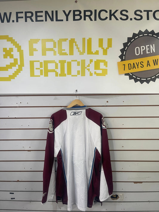 NHL Colorado Avalanche Genuine Reebok Jersey XXL FRENLY BRICKS - Open 7 Days