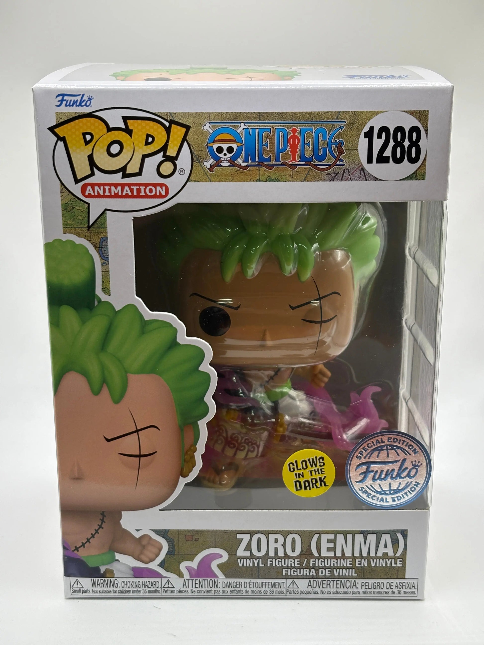 Funko POP! Animation One Piece #1288 Zoro (ENMA) Glow Special Edition FRENLY BRICKS - Open 7 Days