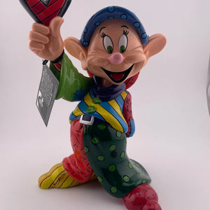 Disney Character Porcelain showcase Britto Large Dopey ex display +combinedshipping FRENLY BRICKS - Open 7 Days
