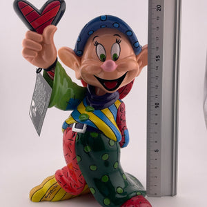 Disney Character Porcelain showcase Britto Large Dopey ex display +combinedshipping FRENLY BRICKS - Open 7 Days