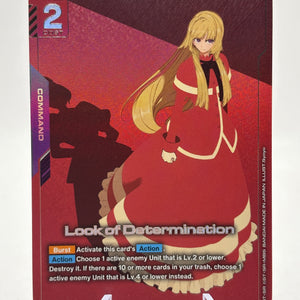 Gundam TCG - Look of Determination GD03-114 R+ LP