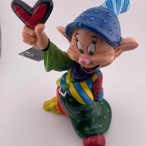 Disney Character Porcelain showcase Britto Large Dopey ex display +combinedshipping FRENLY BRICKS - Open 7 Days