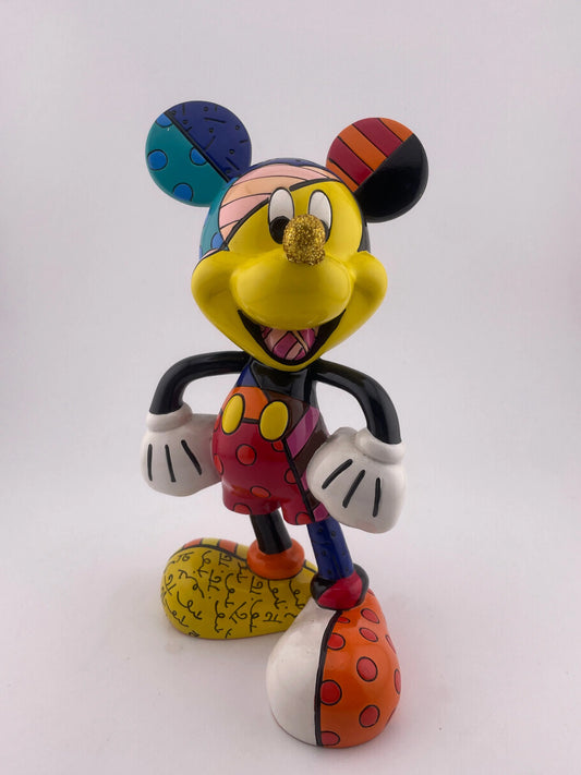 Disney Character Porcelain showcase Britto Large Mickey Figure ex display FRENLY BRICKS - Open 7 Days