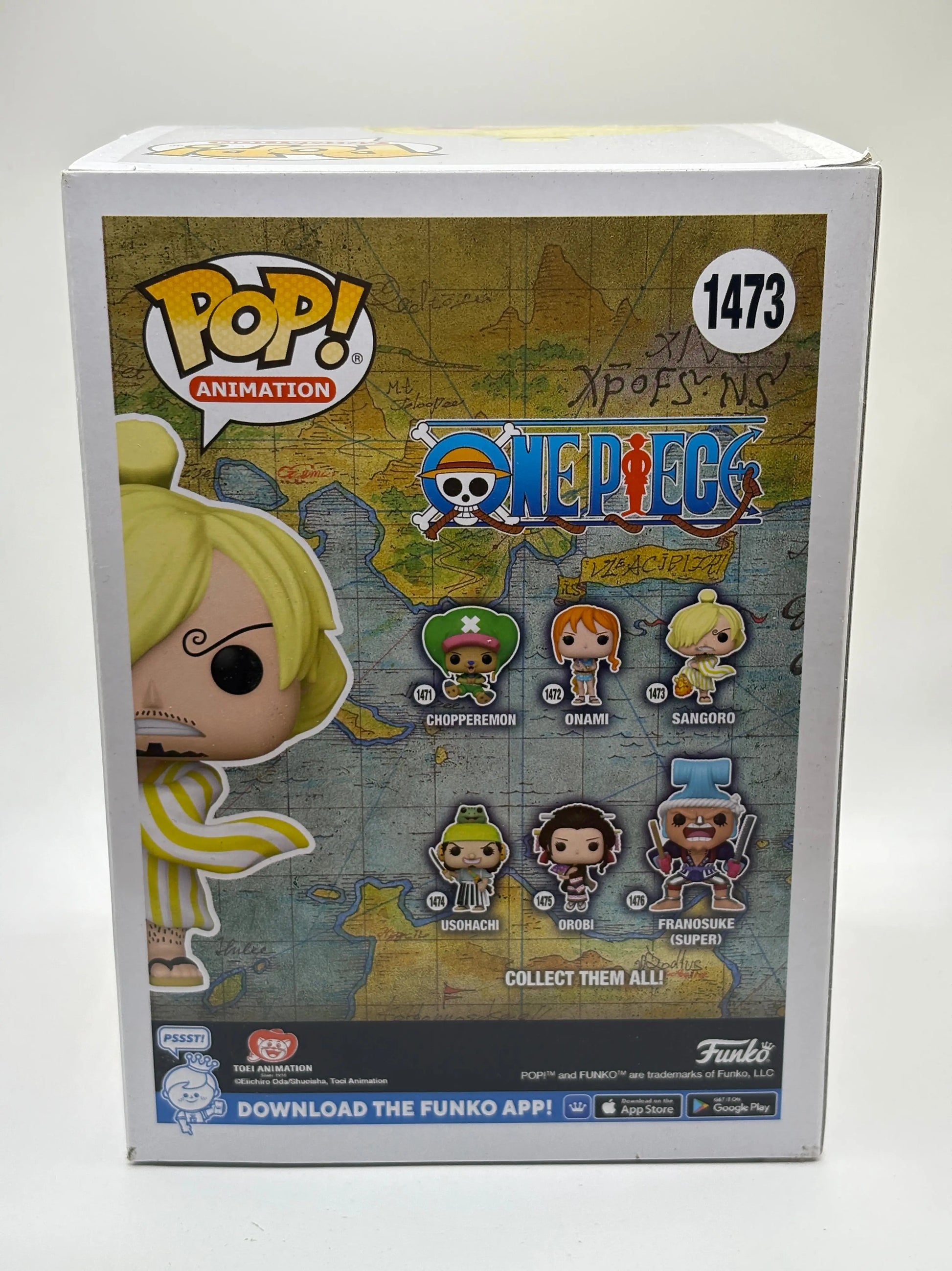Funko POP! Animation One Piece #1473 Sangoro Brand New In Box FRENLY BRICKS - Open 7 Days