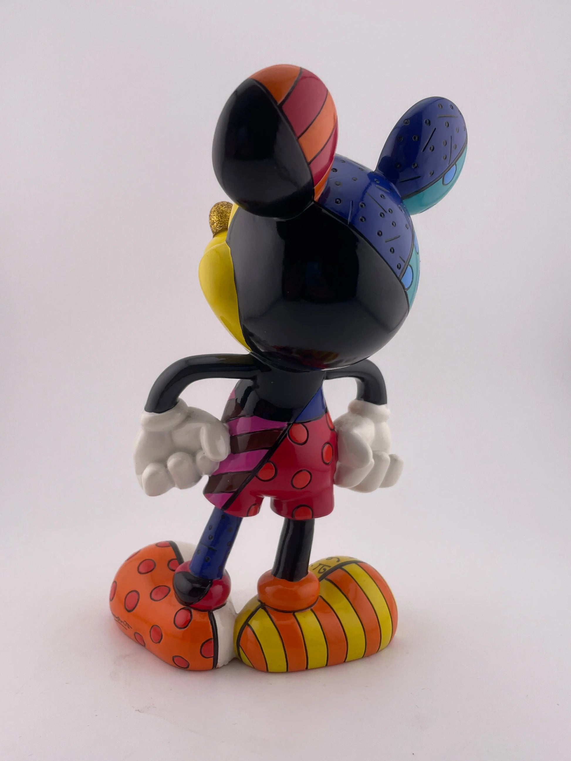 Disney Character Porcelain showcase Britto Large Mickey Figure ex display FRENLY BRICKS - Open 7 Days