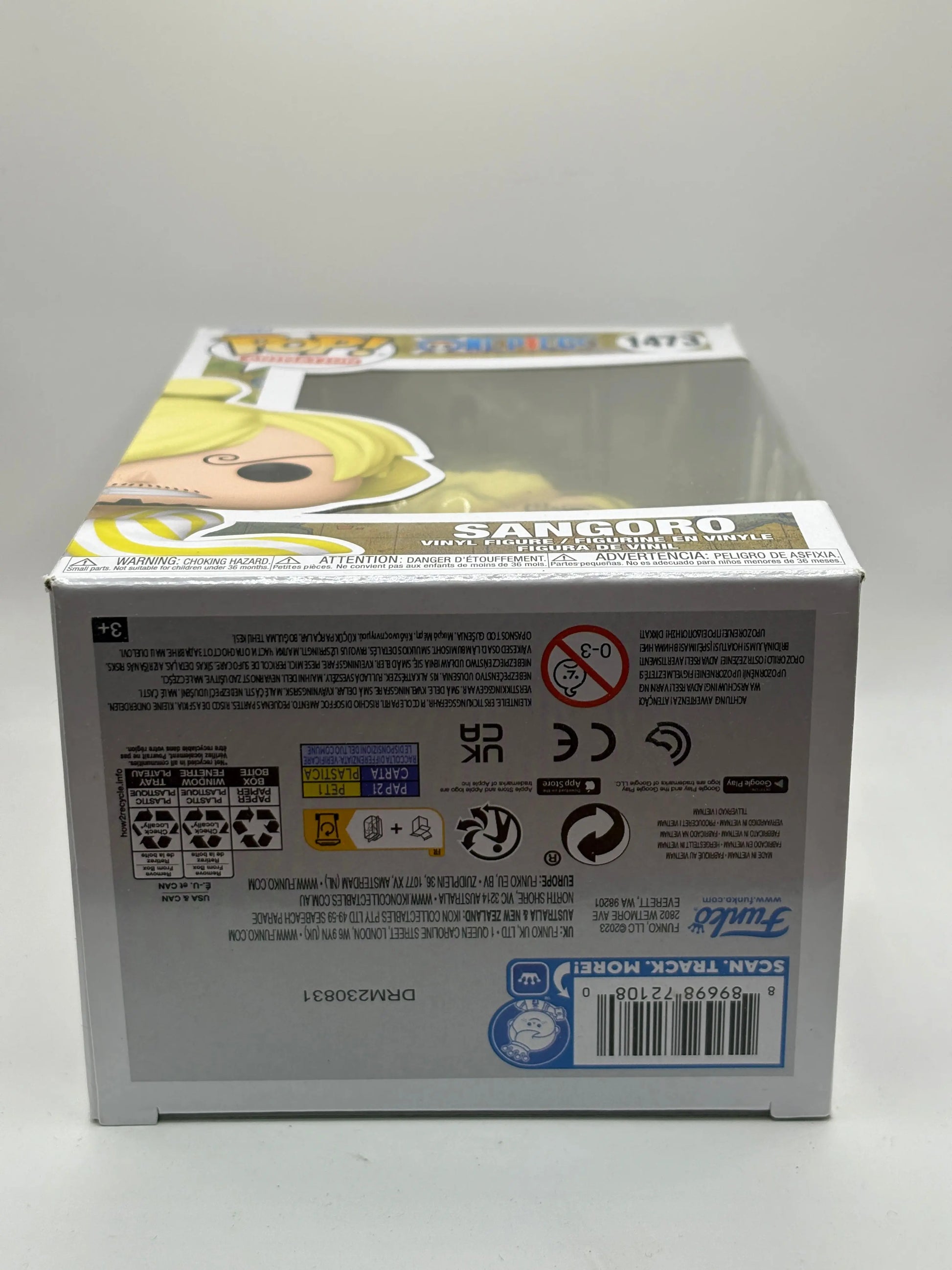 Funko POP! Animation One Piece #1473 Sangoro Brand New In Box FRENLY BRICKS - Open 7 Days