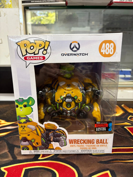 Funko POP! Games Overwatch Wrecking Ball Radioactive #488 Vinyl Figure FRENLY BRICKS - Open 7 Days